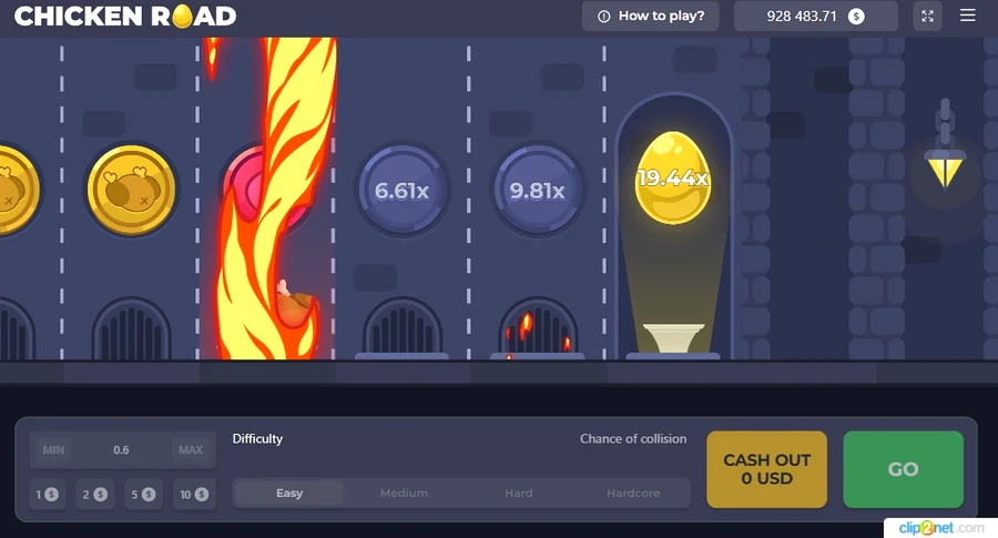 Chicken Road — Melbet oyun ekranı