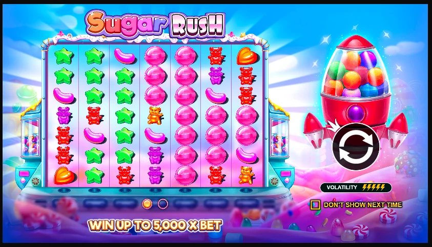 Sugar Rush — Melbet oyun ekranı